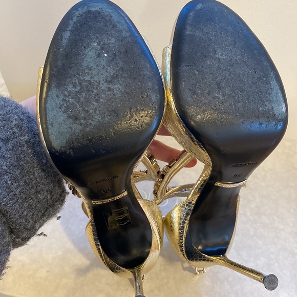 Roberto Cavalli luxury Swarovski crystal sandals - Picture 5 of 5